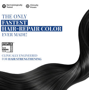 3-in-1 Hair Dye Shampoo – Natural Black, 5-Minute 100% Grey Coverage, Ammonia-Free, 100ml