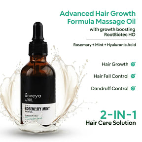 Rosemary Mint Hair Oil – RootBioTec HO & Peppermint for Growth & Scalp Care, 50ml