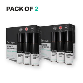 Advanced Hair Growth Serum Roll-On – Redensyl, Anagain & Caffeine, DHT Blocker, 3x10ml